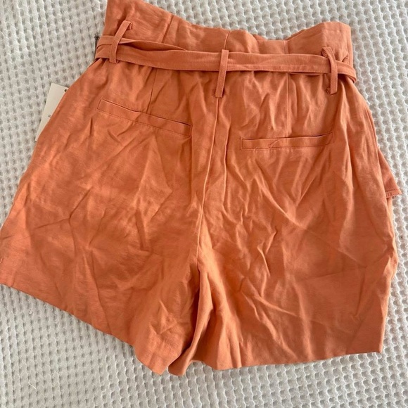 A New Day Rust Paperbag Tie-Waist Women Shorts - NWT sz10 - Picture 4 of 4